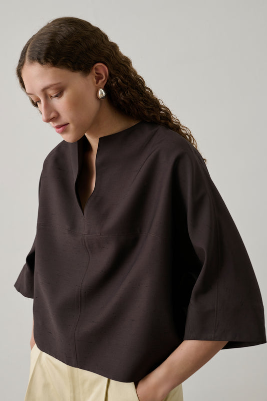 Blouse Ilona - Charbon - Femme
