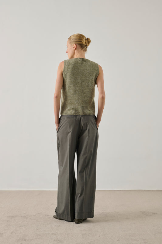 Pantalon Watson - Gris Anthracite - Coton - Femme