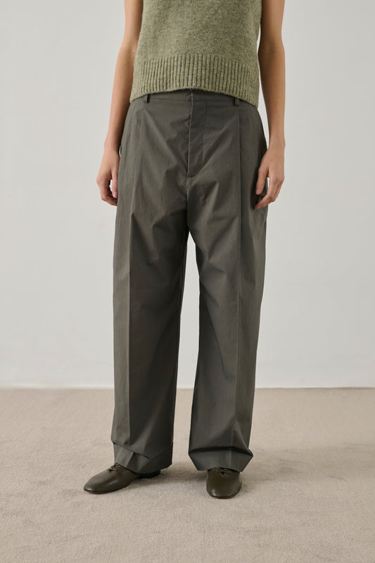 Pantalon Watson - Gris Anthracite - Coton - Femme