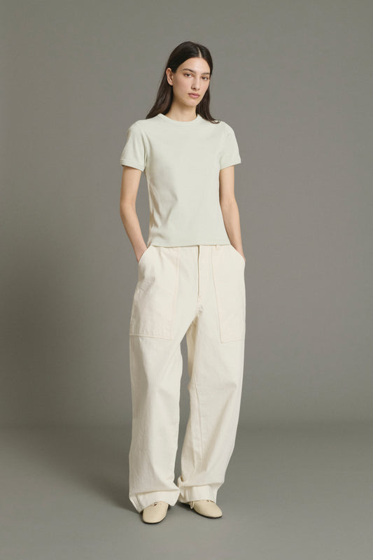Camiseta Aristide - Menta - Algodón - Mujer