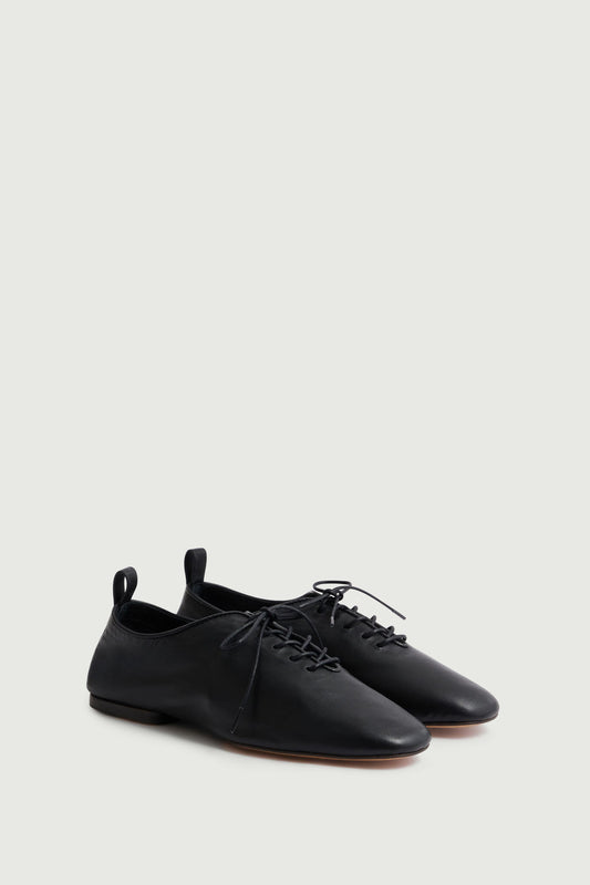 Ballerines Orso - Noir - Cuir - Femme