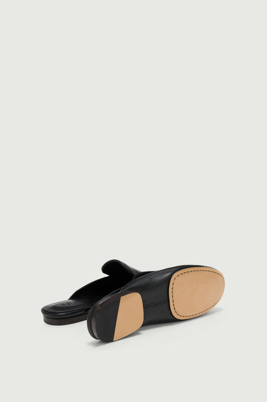 Mules Antonine - Negro - Cuero - Mujer