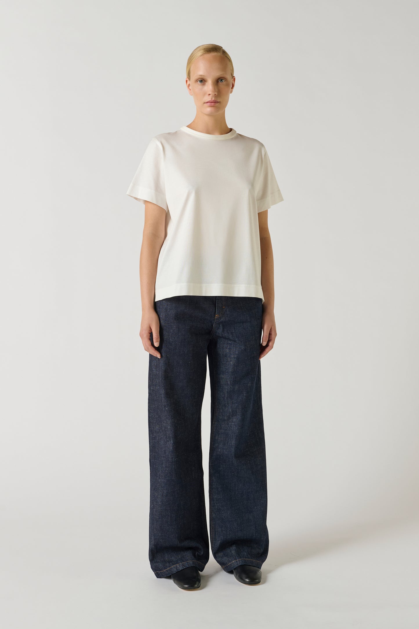 Tee-Shirt Basic - Blanc - Coton - Femme
