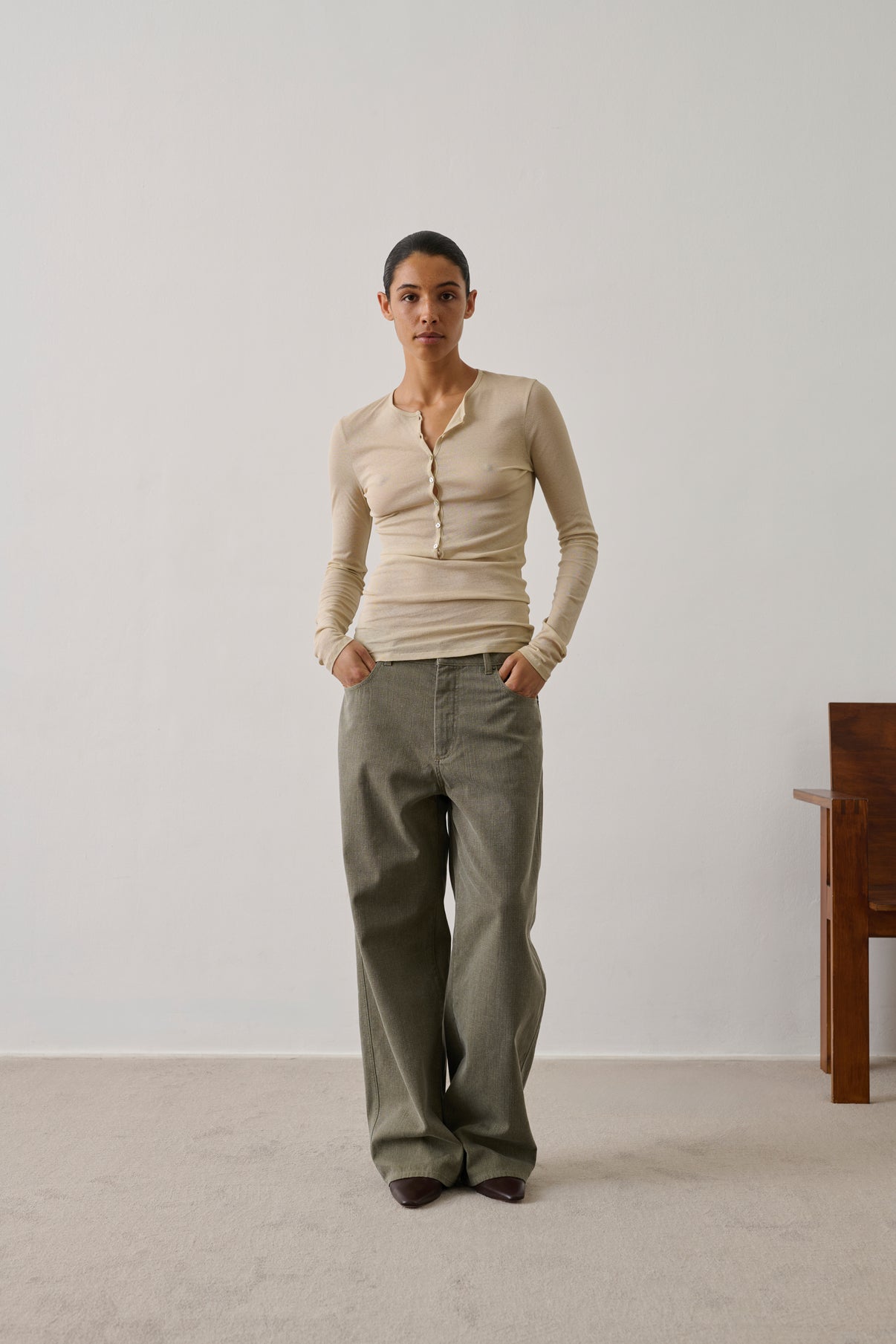 Tee-Shirt Isabella - Écru - Coton - Femme vue 2