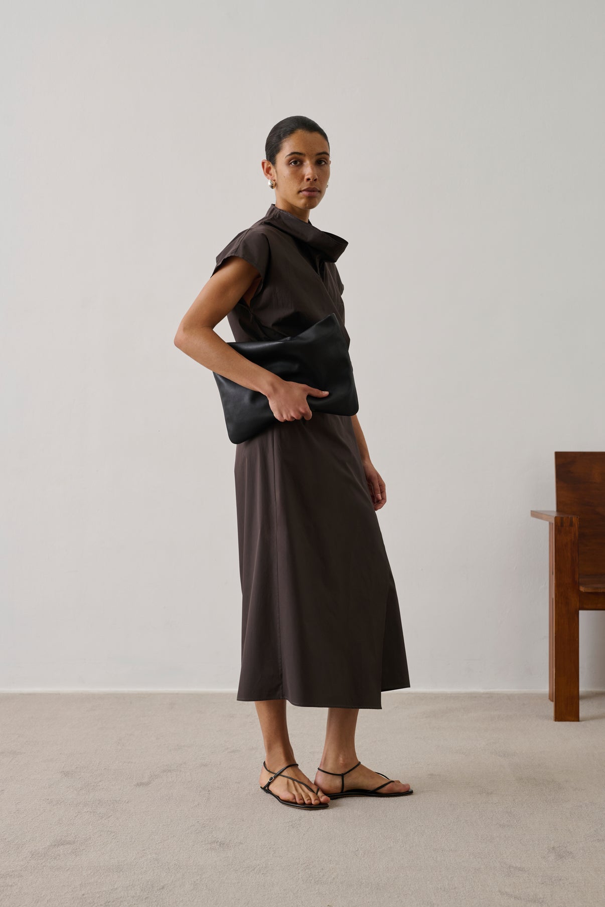 Robe Foggia - Marron - Femme vue 3