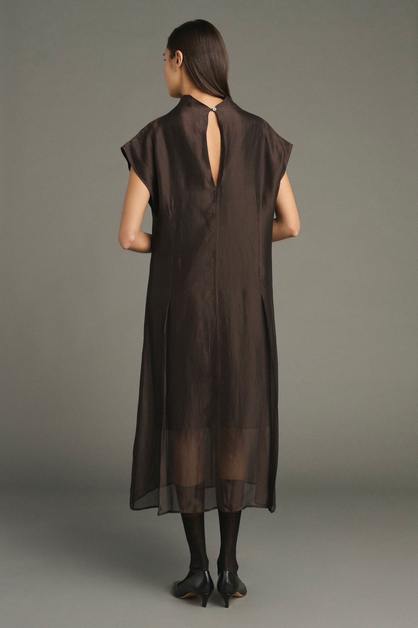 Robe Lena - Marron - Femme