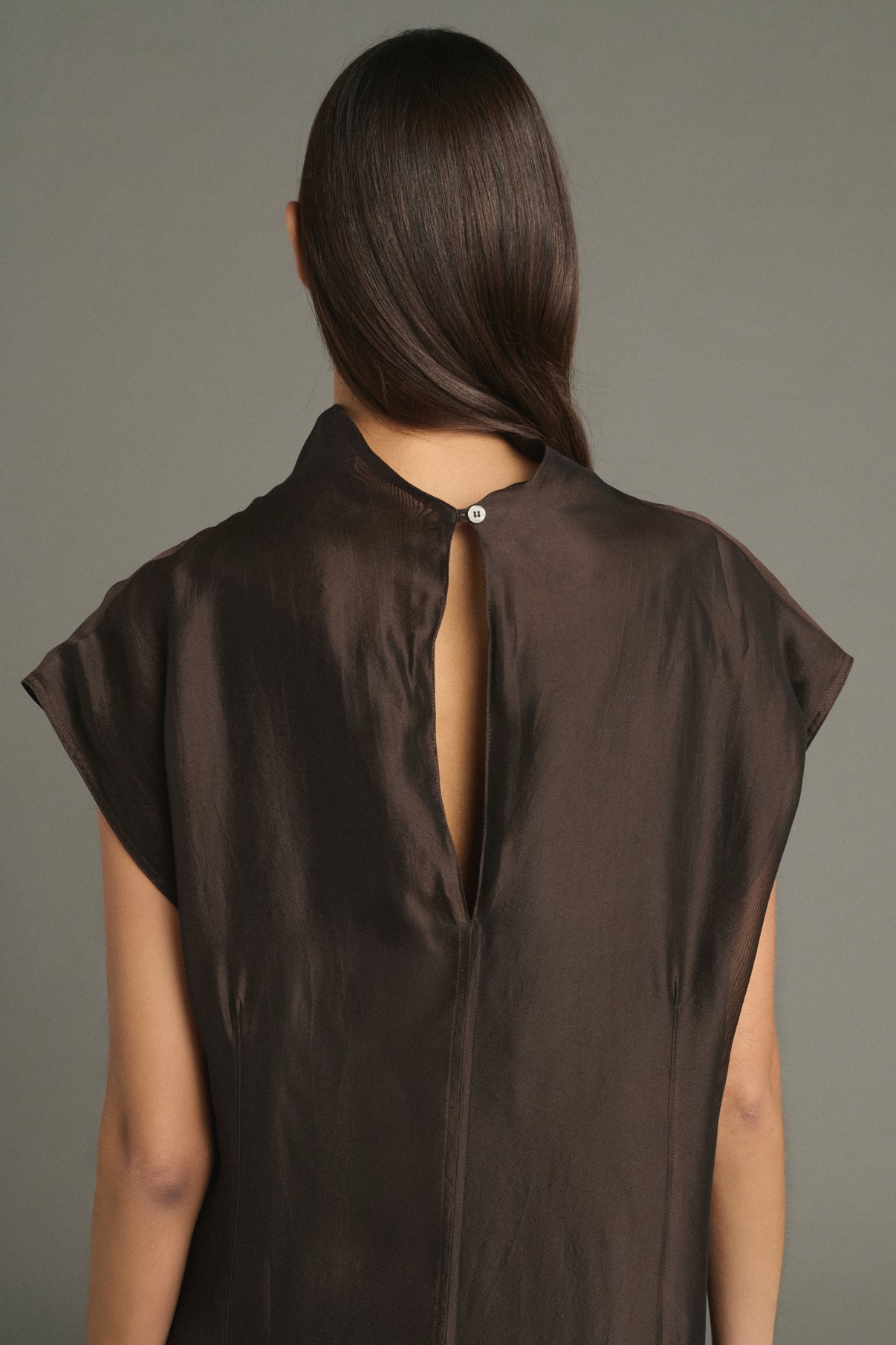 Robe Lena - Marron - Femme vue 4