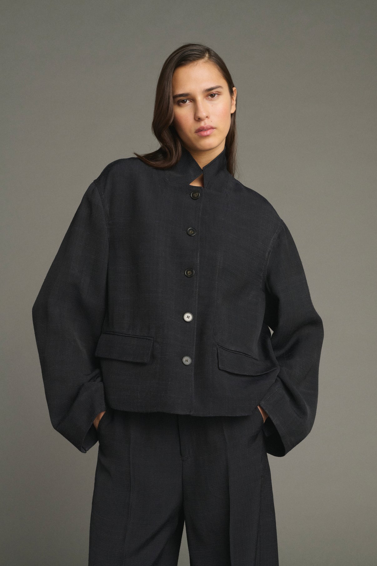 Veste Houria - Noir - Femme vue 3