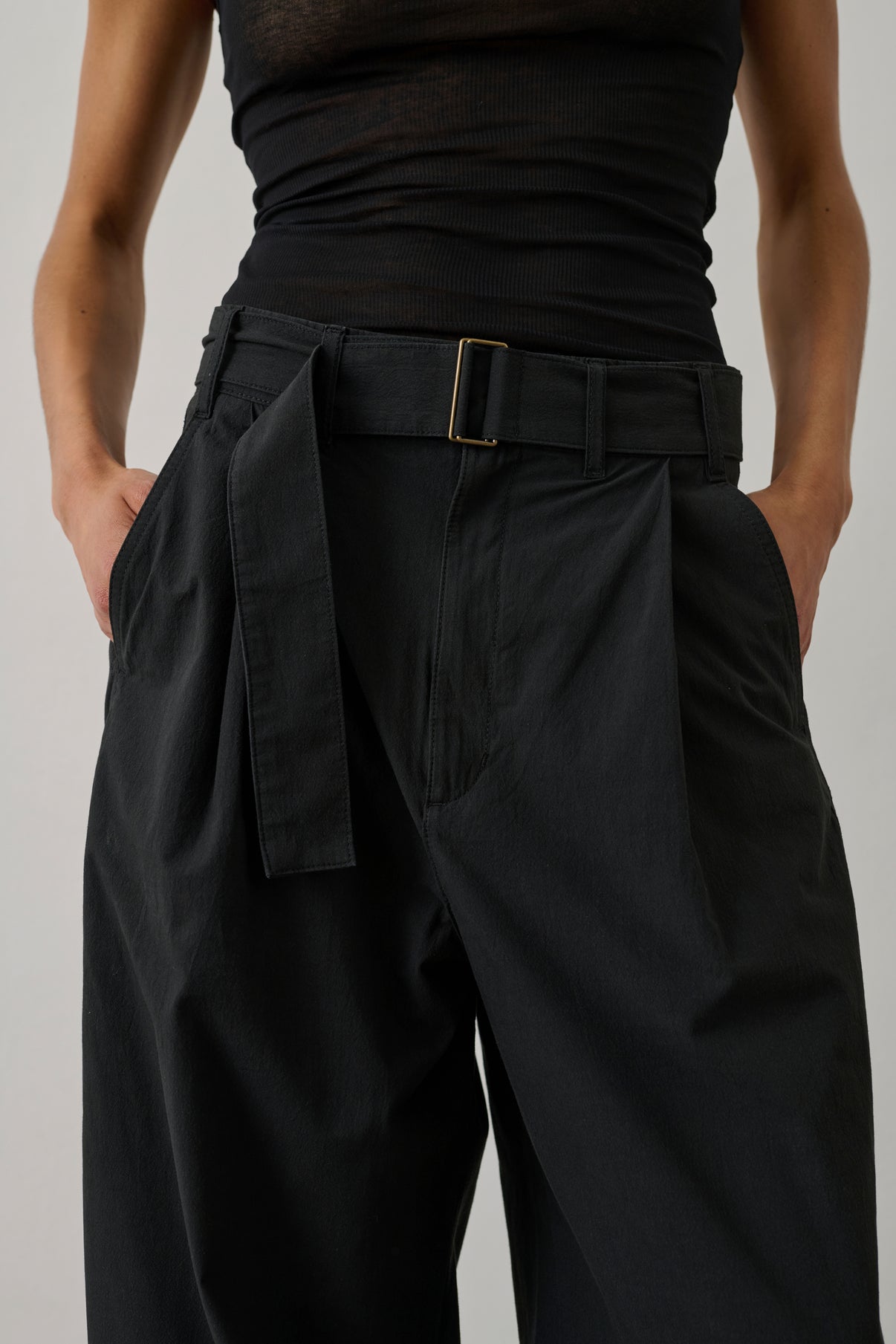 Pantalon Gaby - Noir - Coton - Femme vue 4