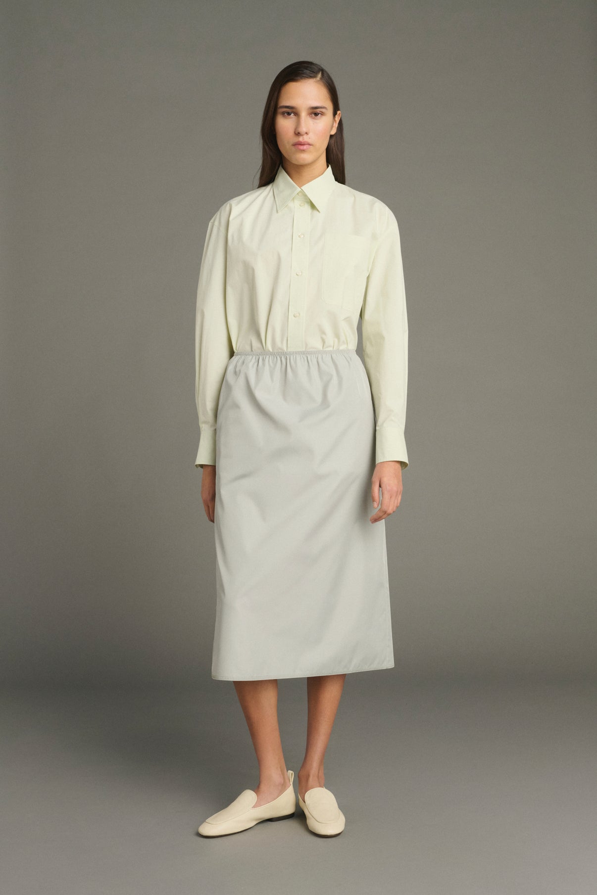 Jupe Lili - Gris Clair - Femme vue 4