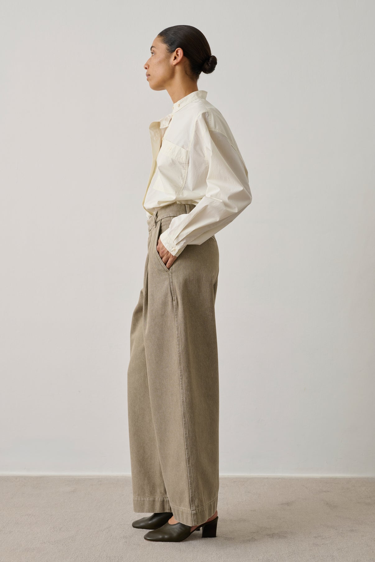 Pantalón Devy - Beige - Algodón - Mujer vue 3