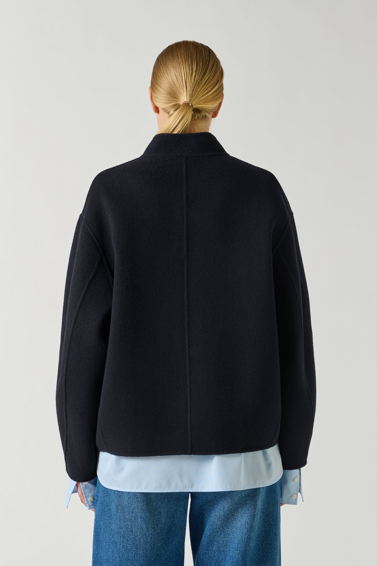 Manteau Windsor - Deep Navy - Laine - Femme vue 3
