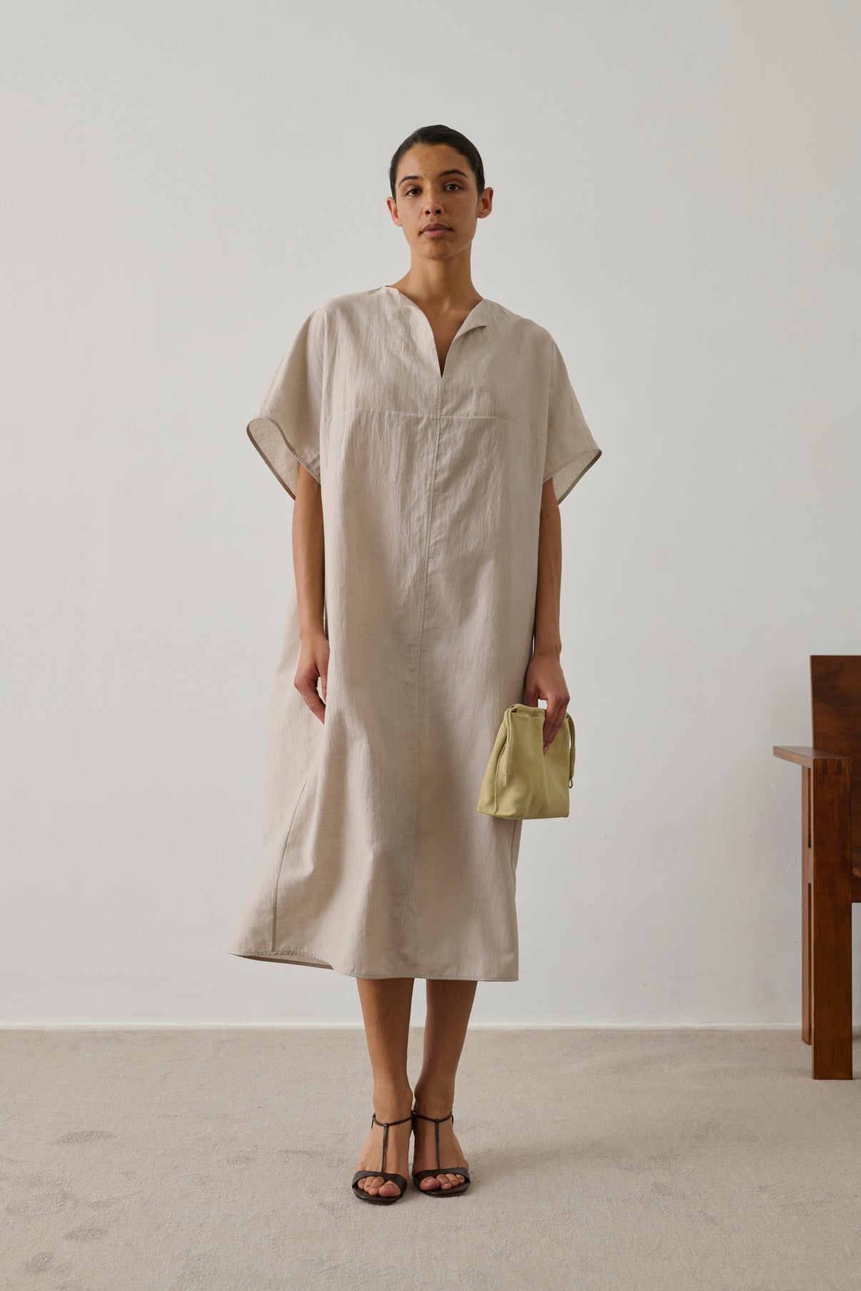 Robe Ilsa - Mastic - Femme vue 1