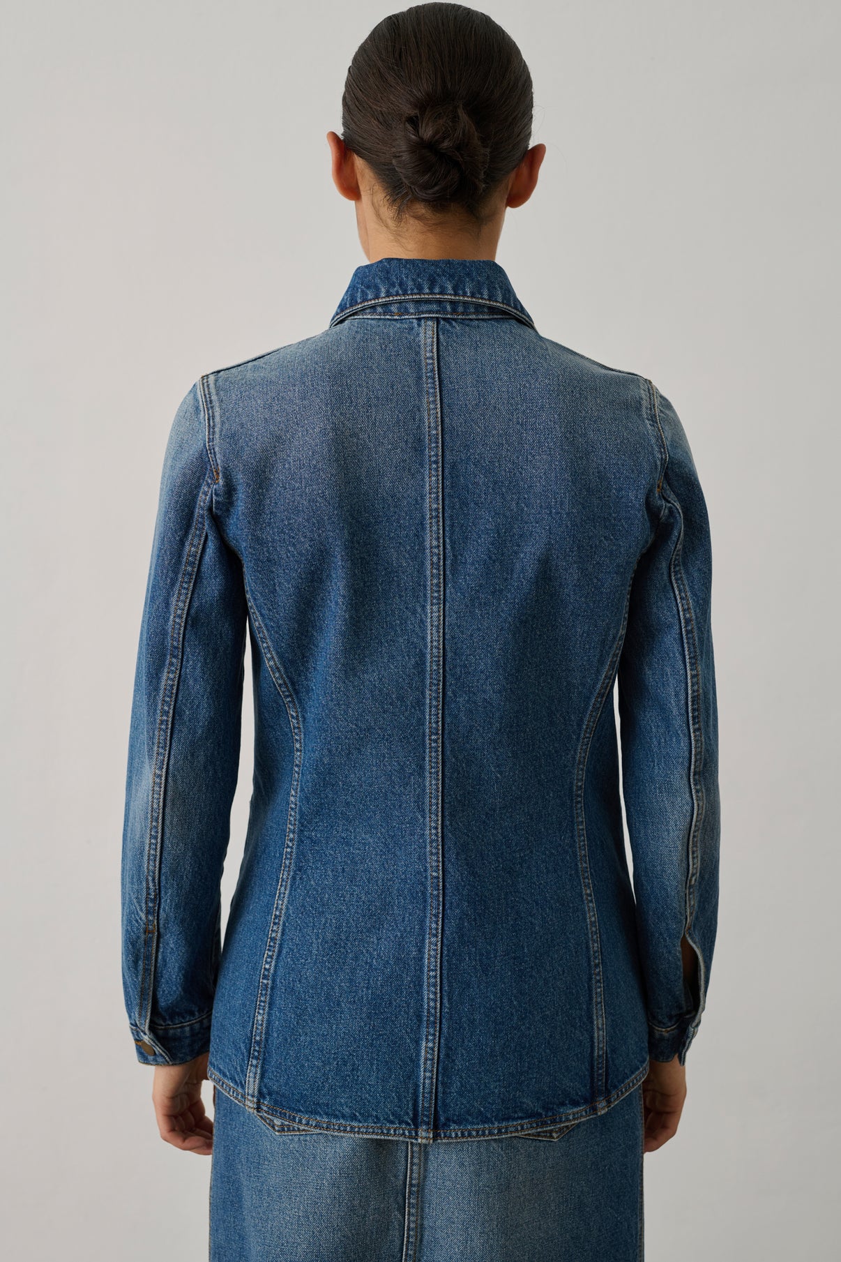 Veste Garry - Bleu - Coton - Femme vue 2