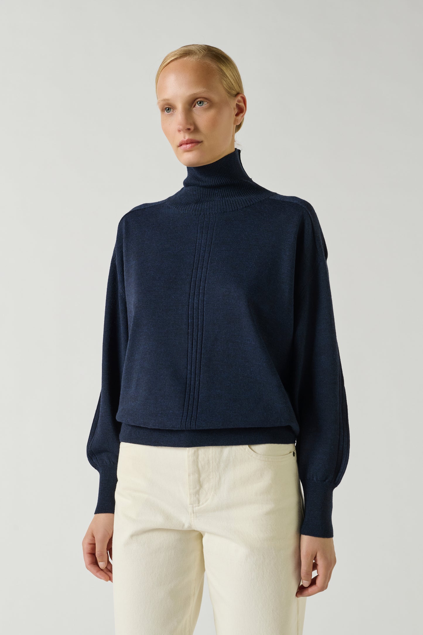 Jersey Nord - Marino - Lana - Mujer