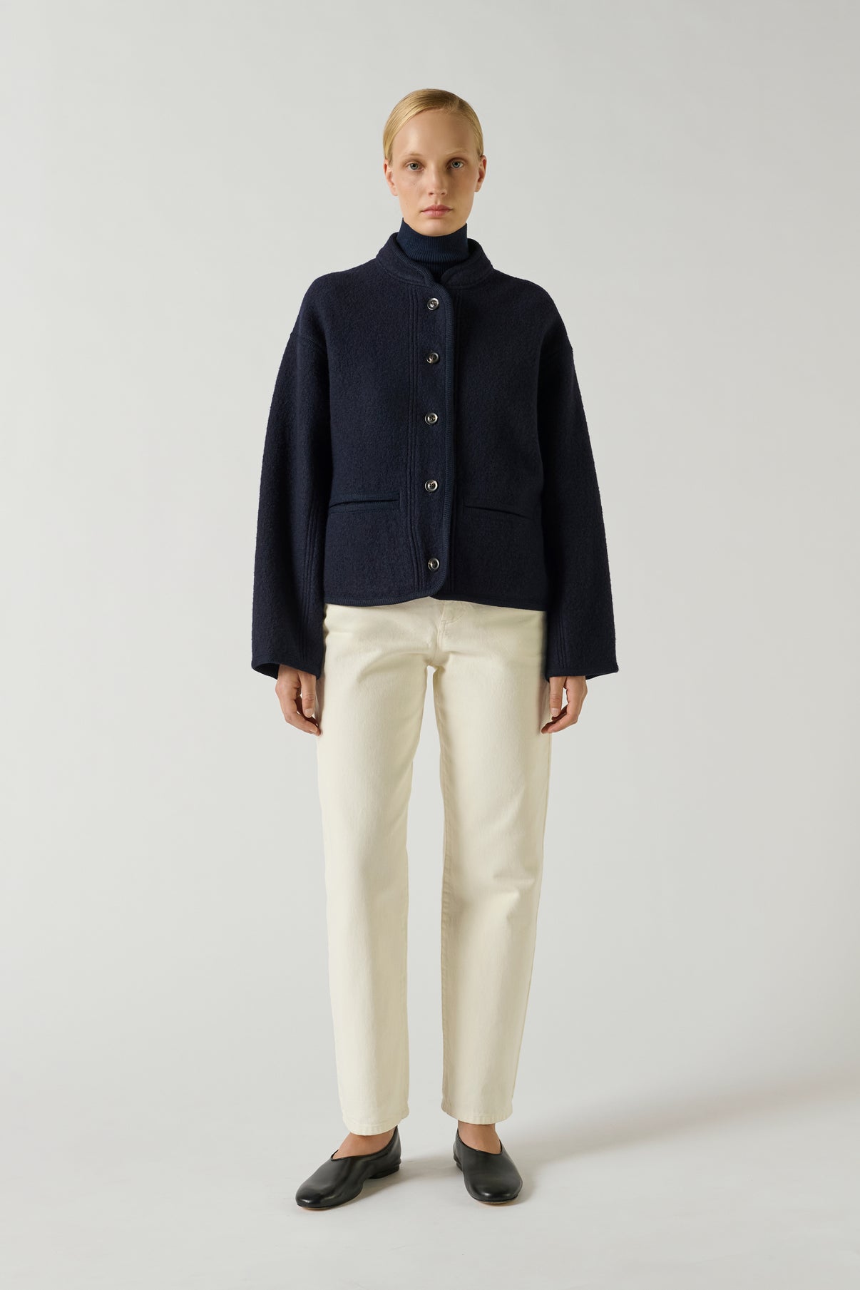 Jean Barnabe - Ecru - Denim - Femme vue 1