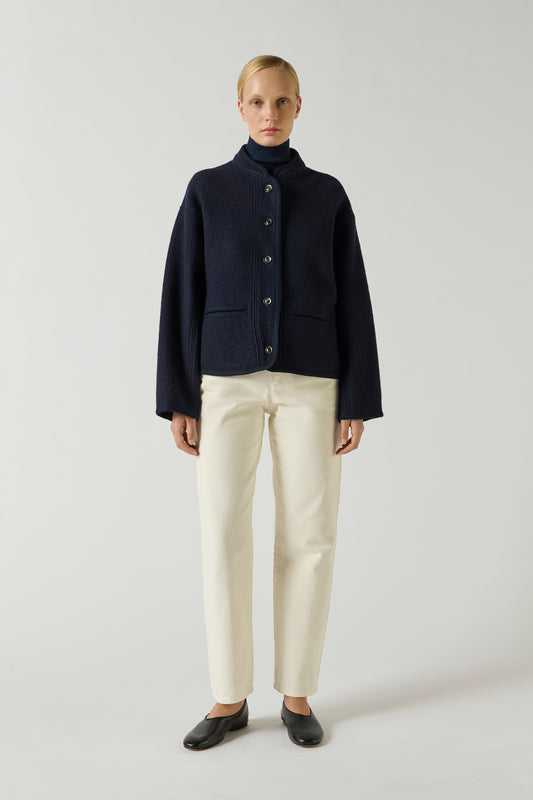 Veste Olympe - Navy - Laine - Femme