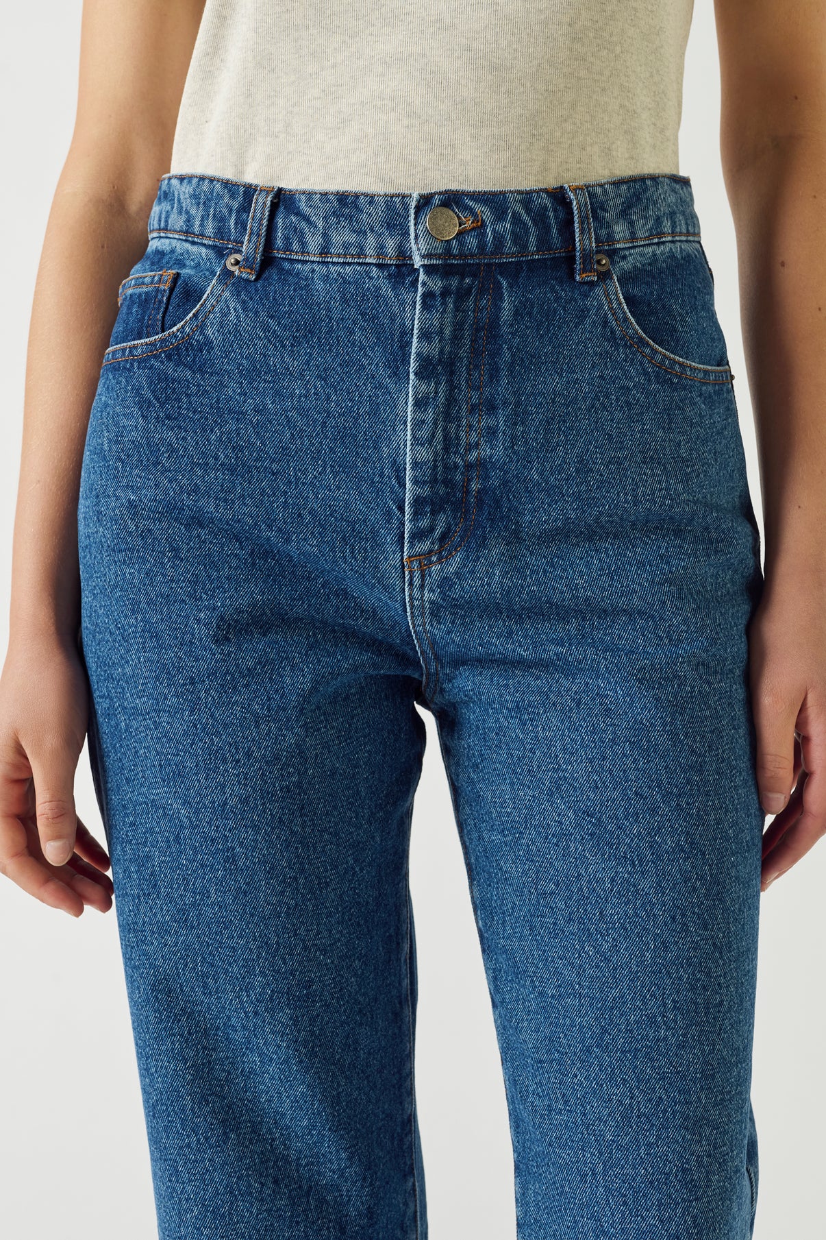Jean Barnabe - Bleu - Denim - Femme vue 4