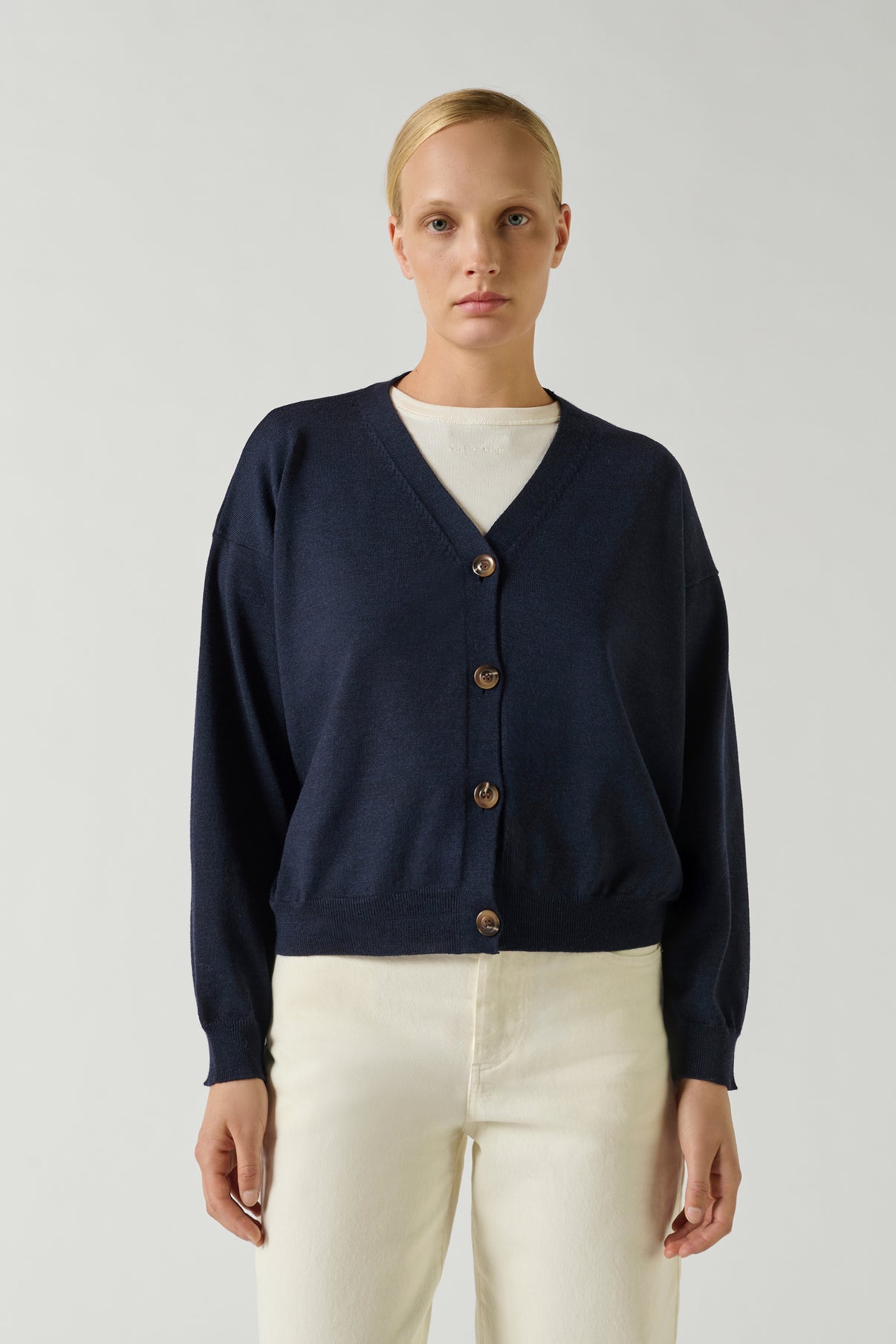 Cardigan Idem - Navy - Women vue 1