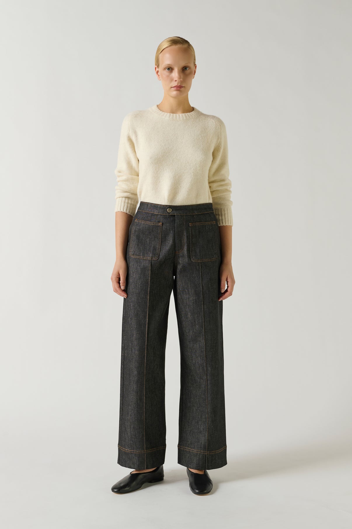 Jeans Harry - Raw Black denim - Women vue 1