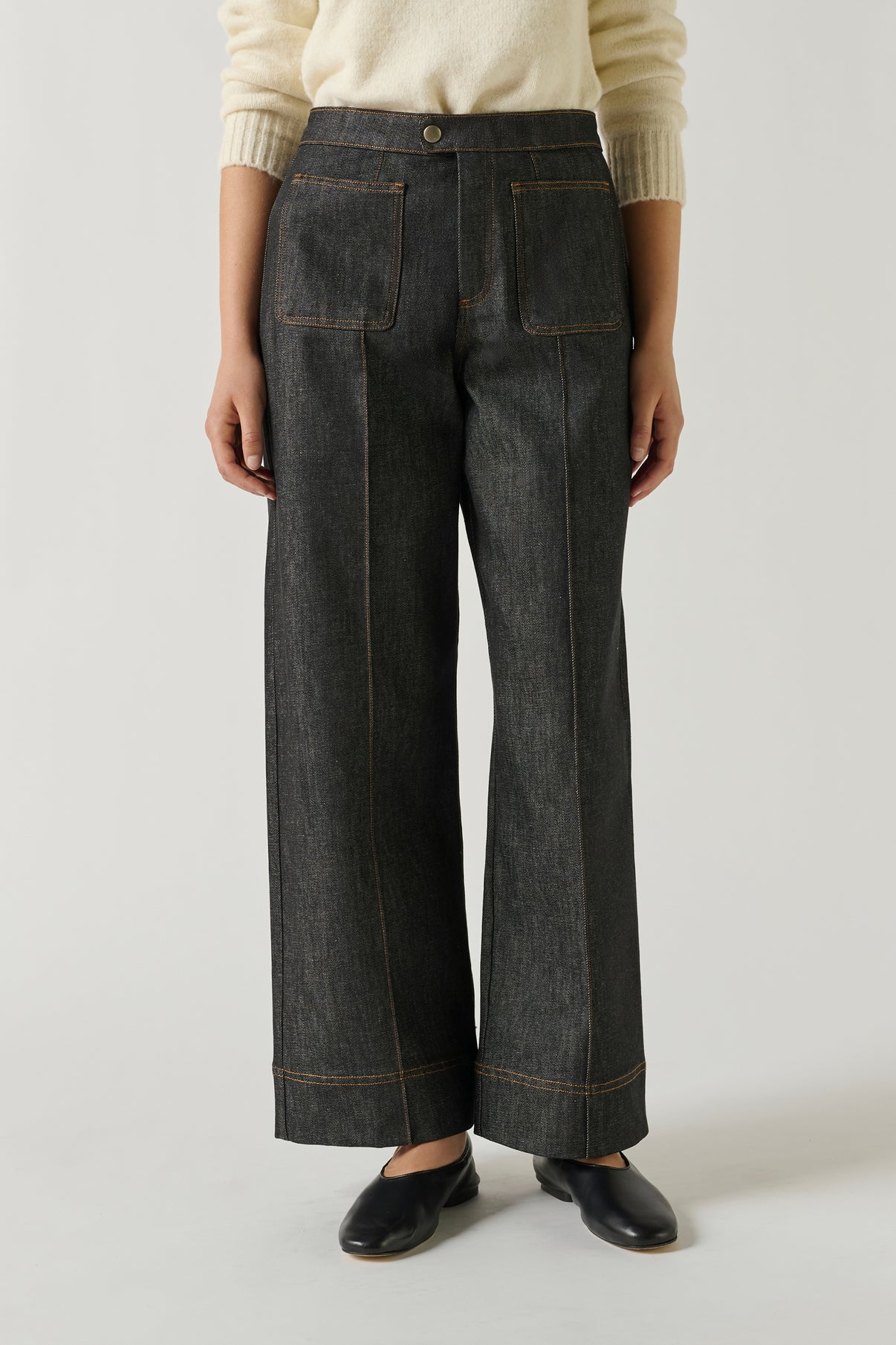 Jeans Harry - Raw Black denim - Women vue 2