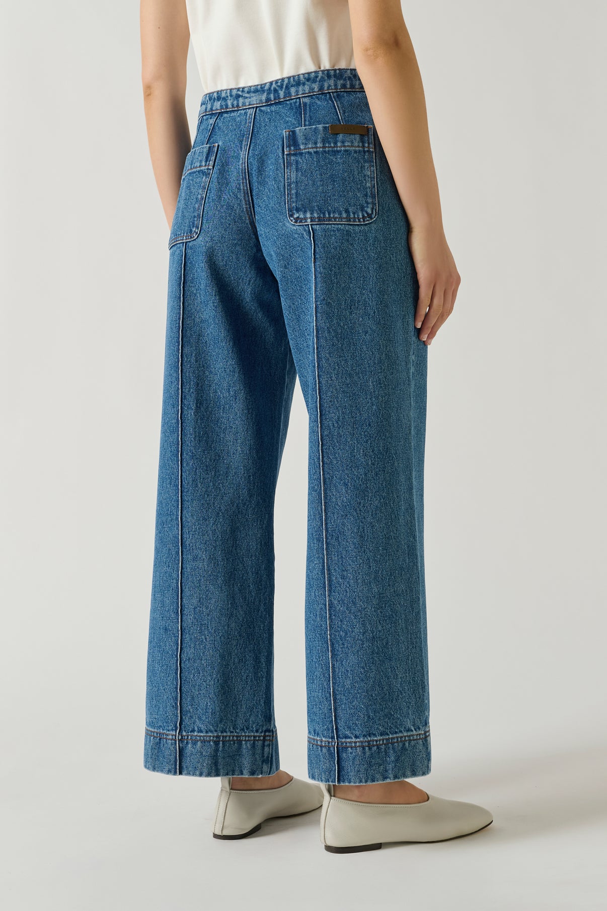 Jeans Harry - Washed Blue denim - Women vue 3