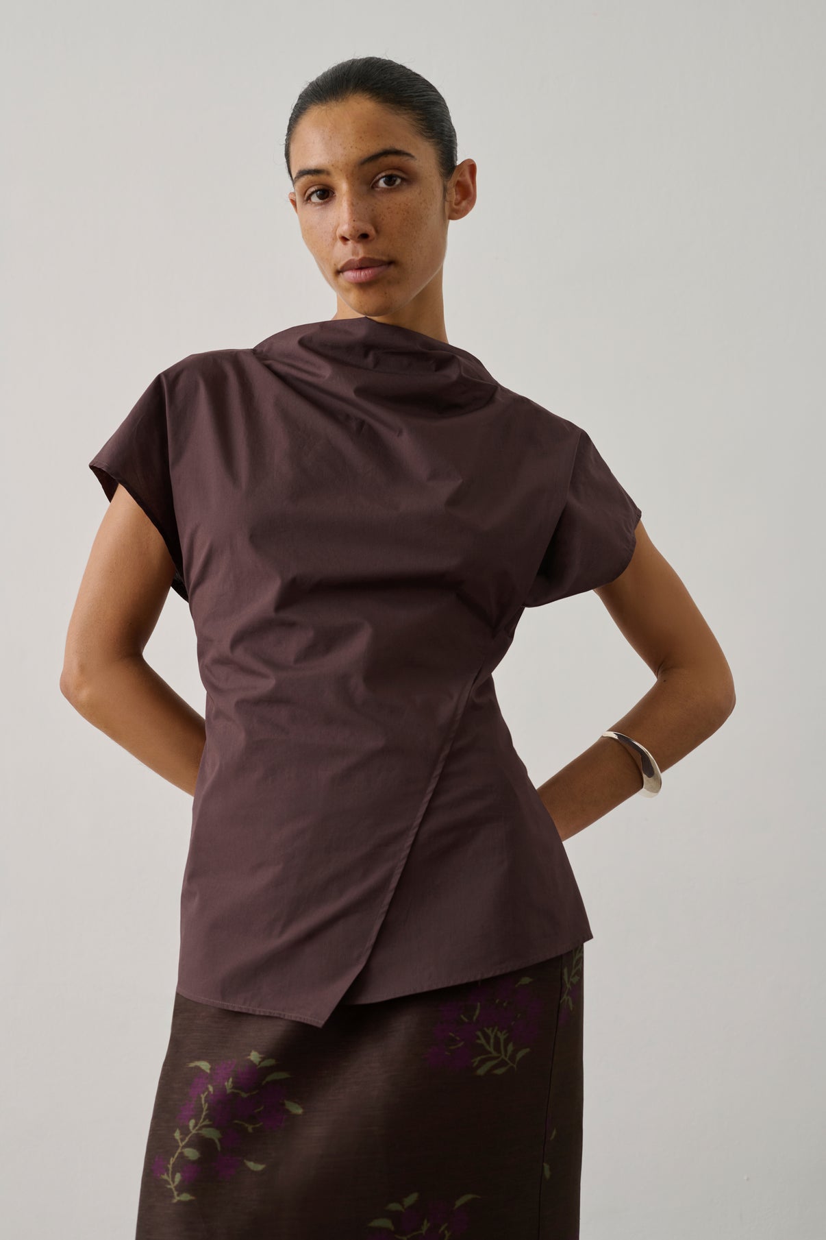 Blusa Fedora - Higo - Algodón - Mujer vue 1
