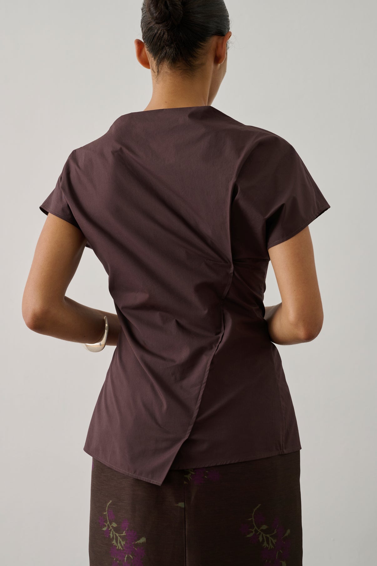 Blusa Fedora - Higo - Algodón - Mujer vue 2