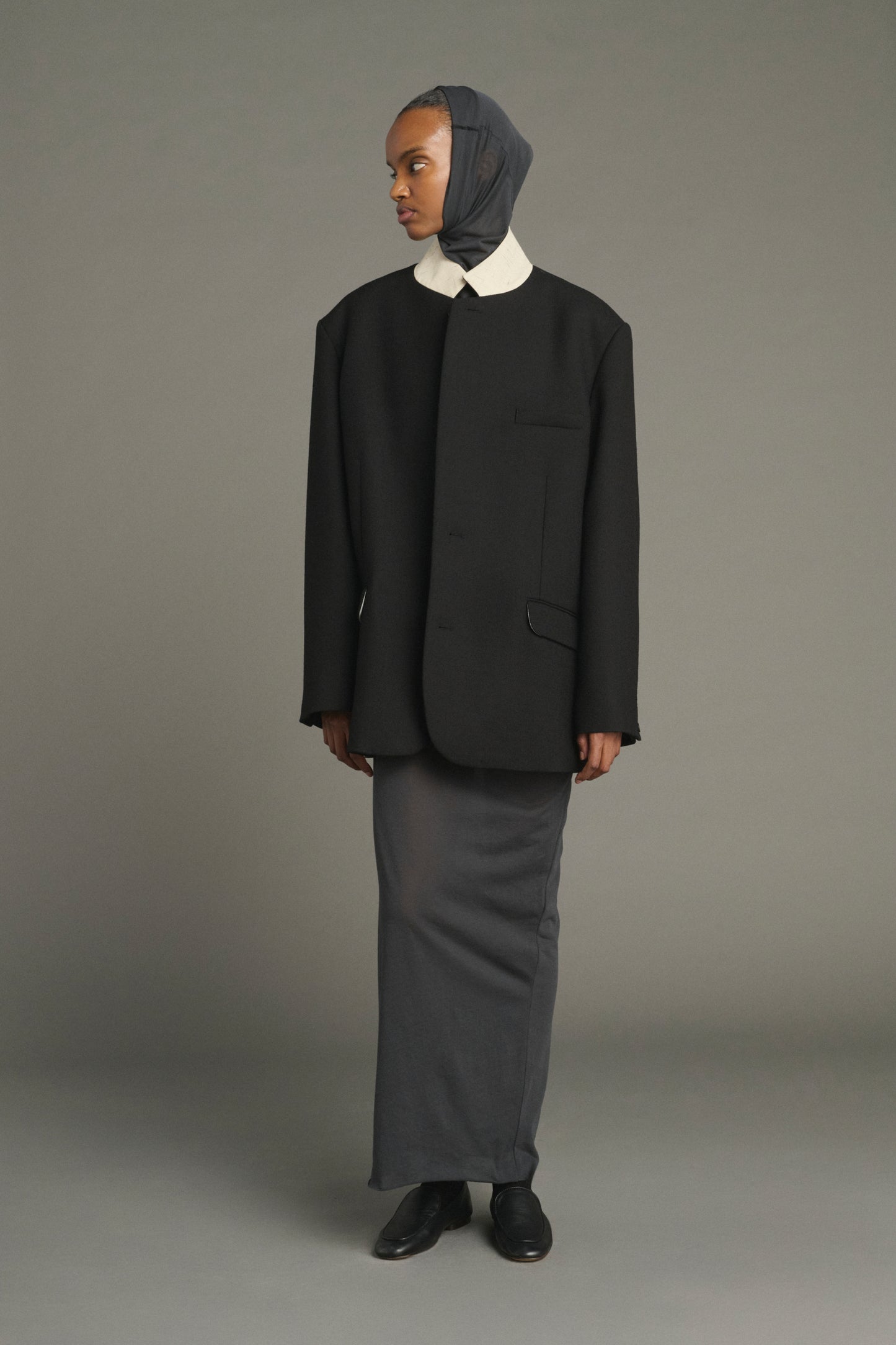 Robe Lola - Gris Anthracite - Coton - Femme