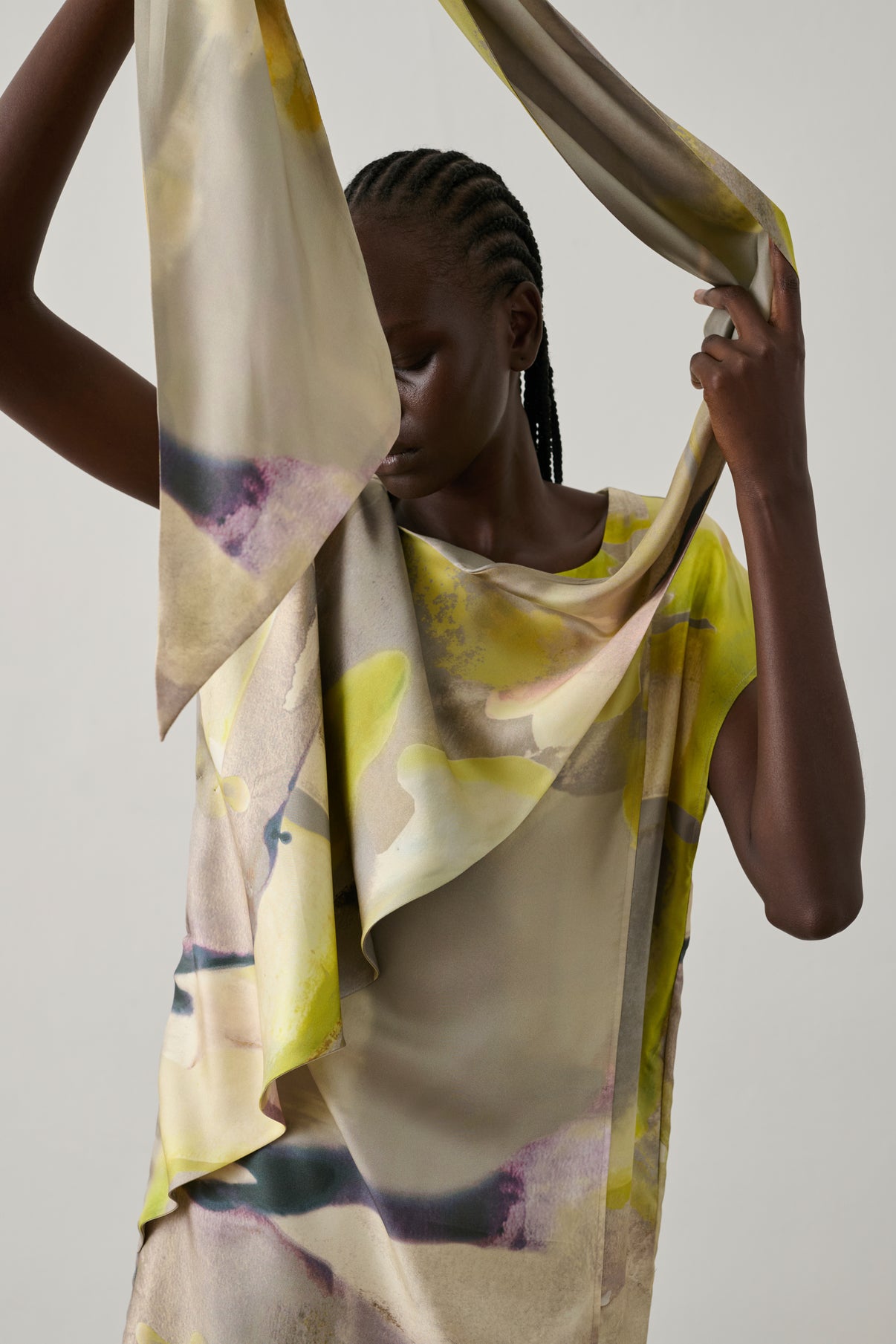 Vestido Iberis - Amarillo - Seda - Mujer vue 4