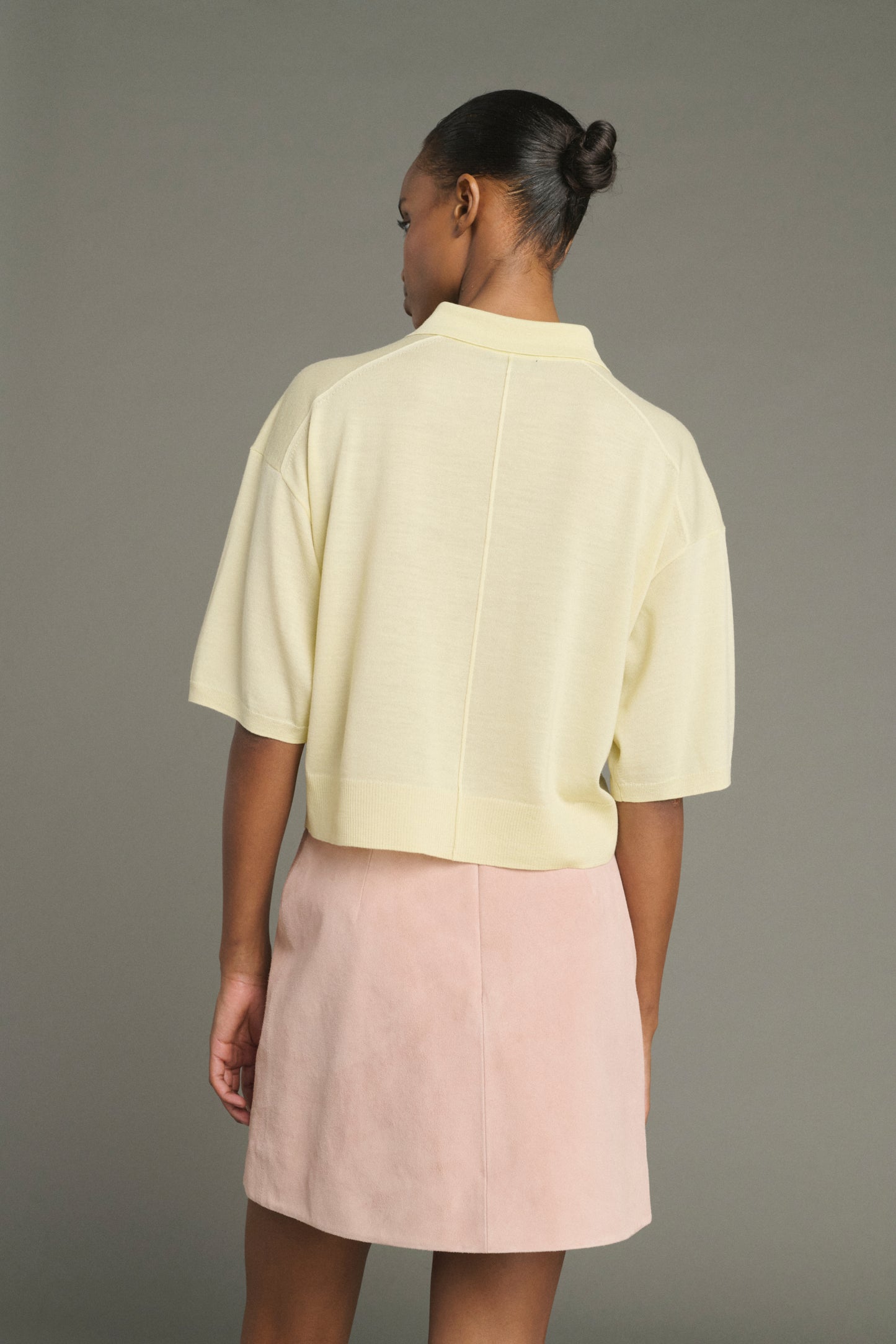 Jupe Inno - Vieux Rose - Cuir - Femme