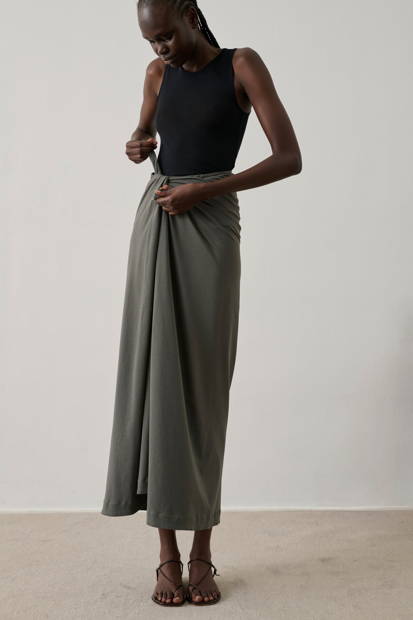 Jupe Goa - Ardoise - Coton - Femme