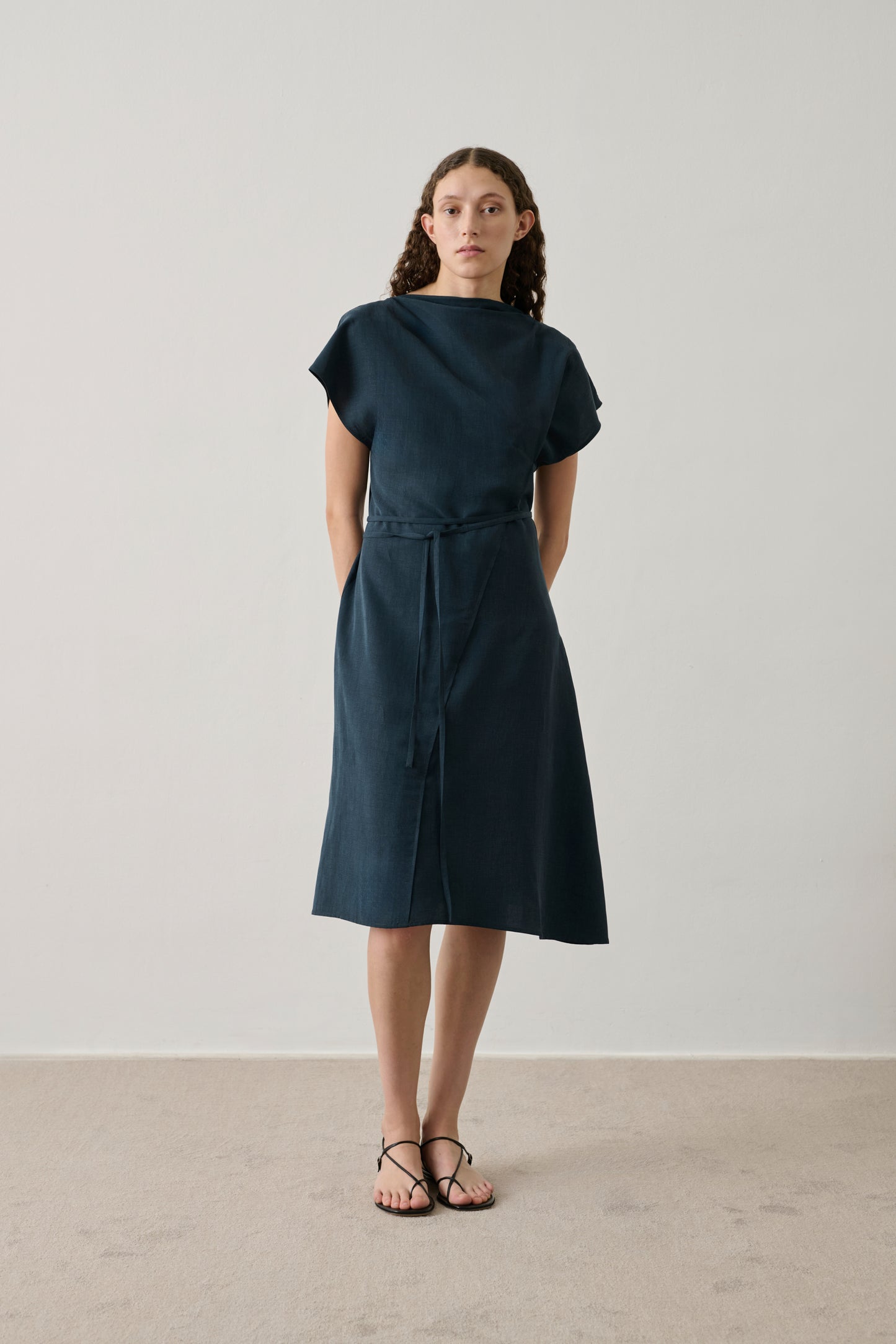Robe Felicie - Pétrole - Femme