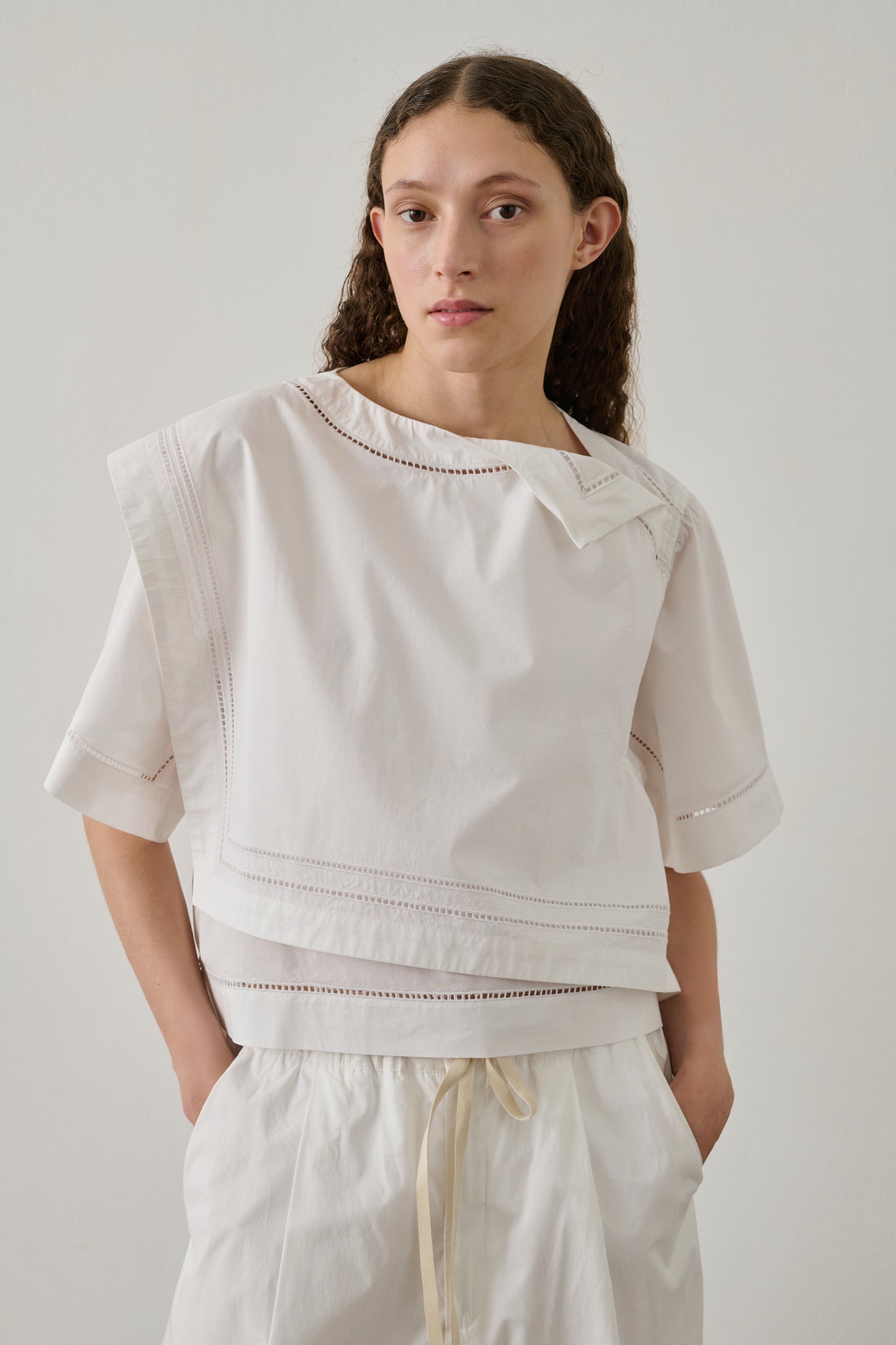 Blouse Irene - Blanc - Coton - Femme