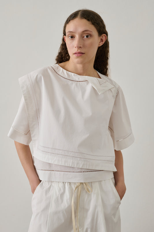 Blouse Irene - Blanc - Coton - Femme