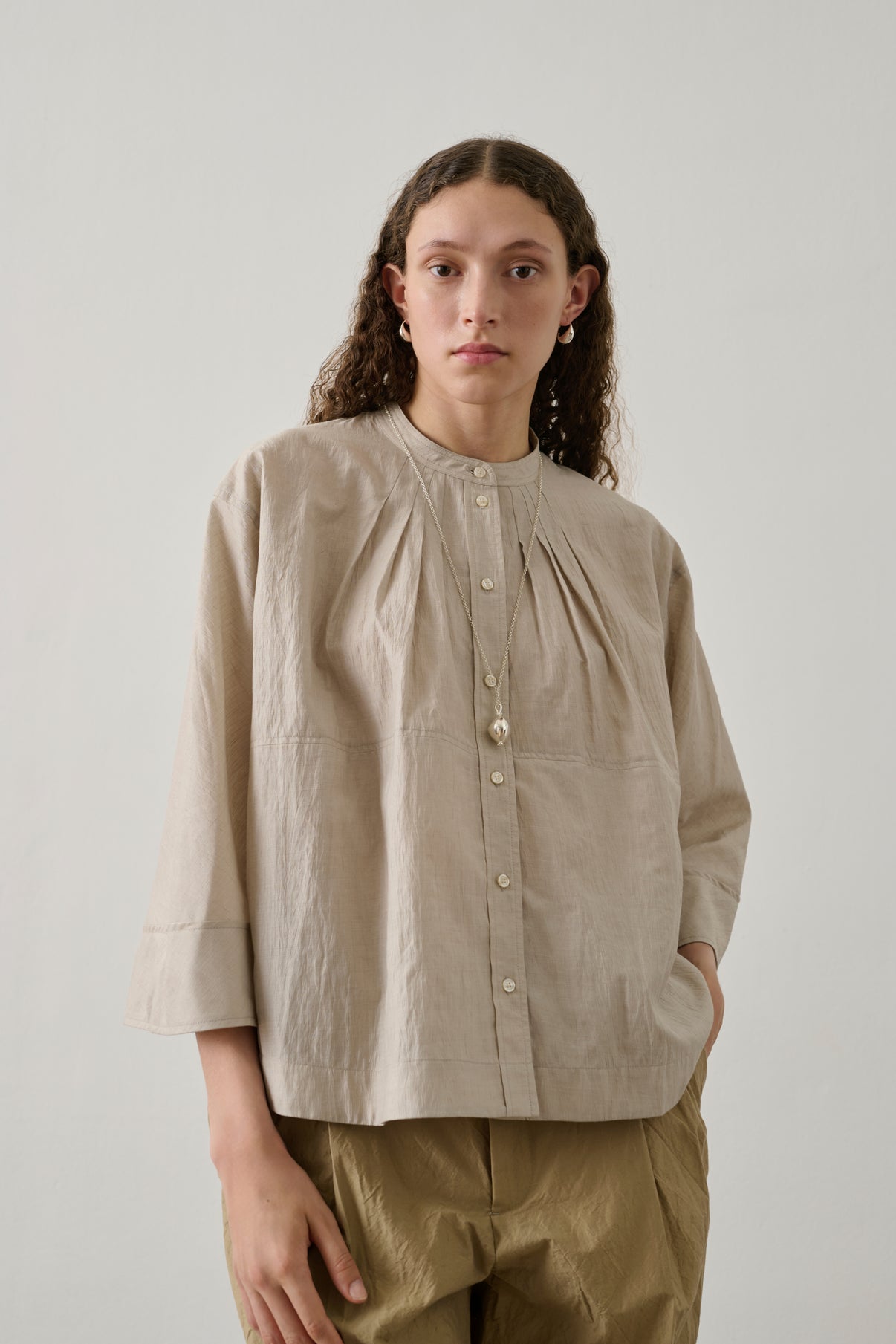 Blouse Hennie - Mastic - Femme vue 1