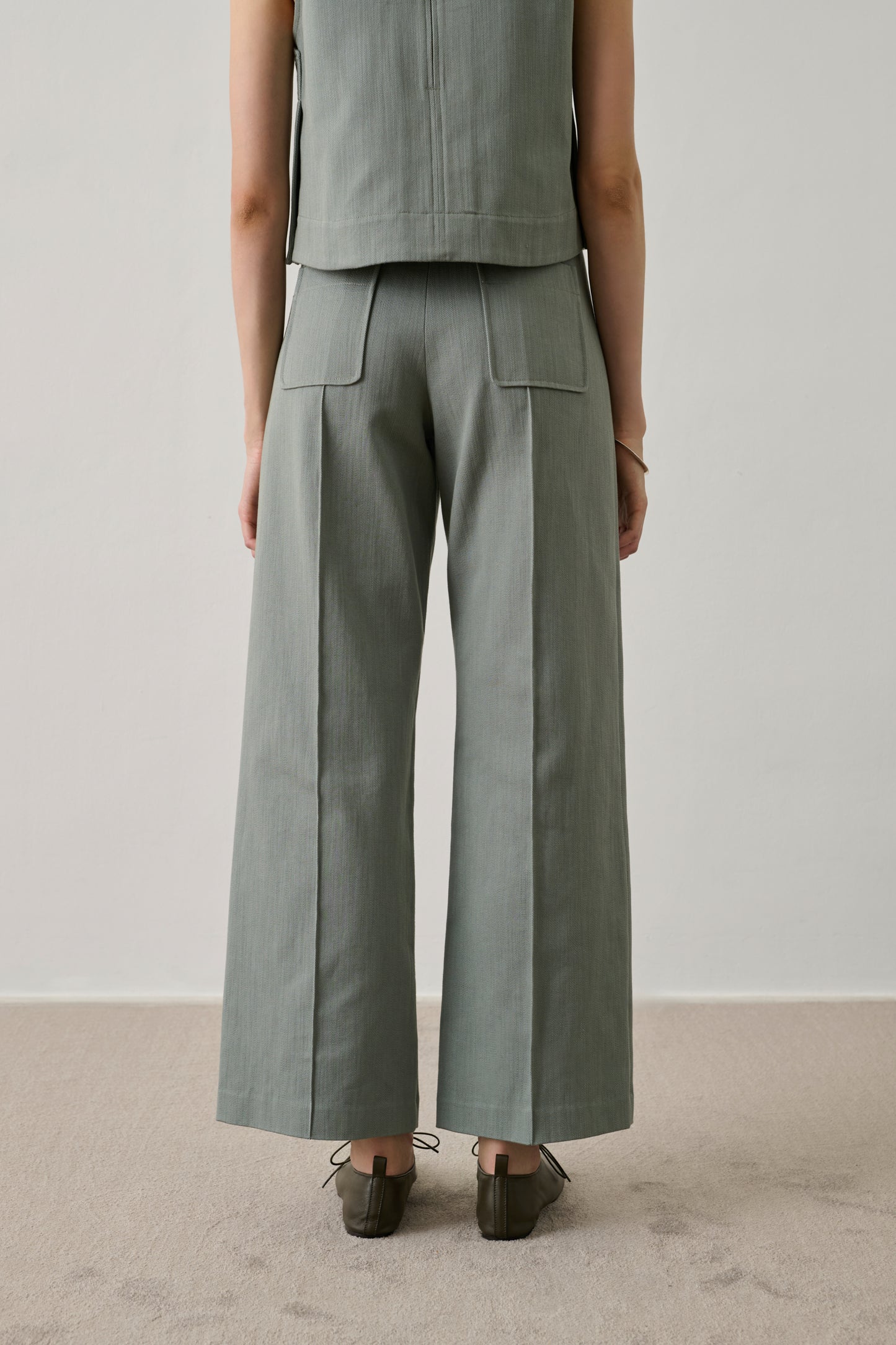 Pantalón Harry - Verde Agua - Algodón - Mujer