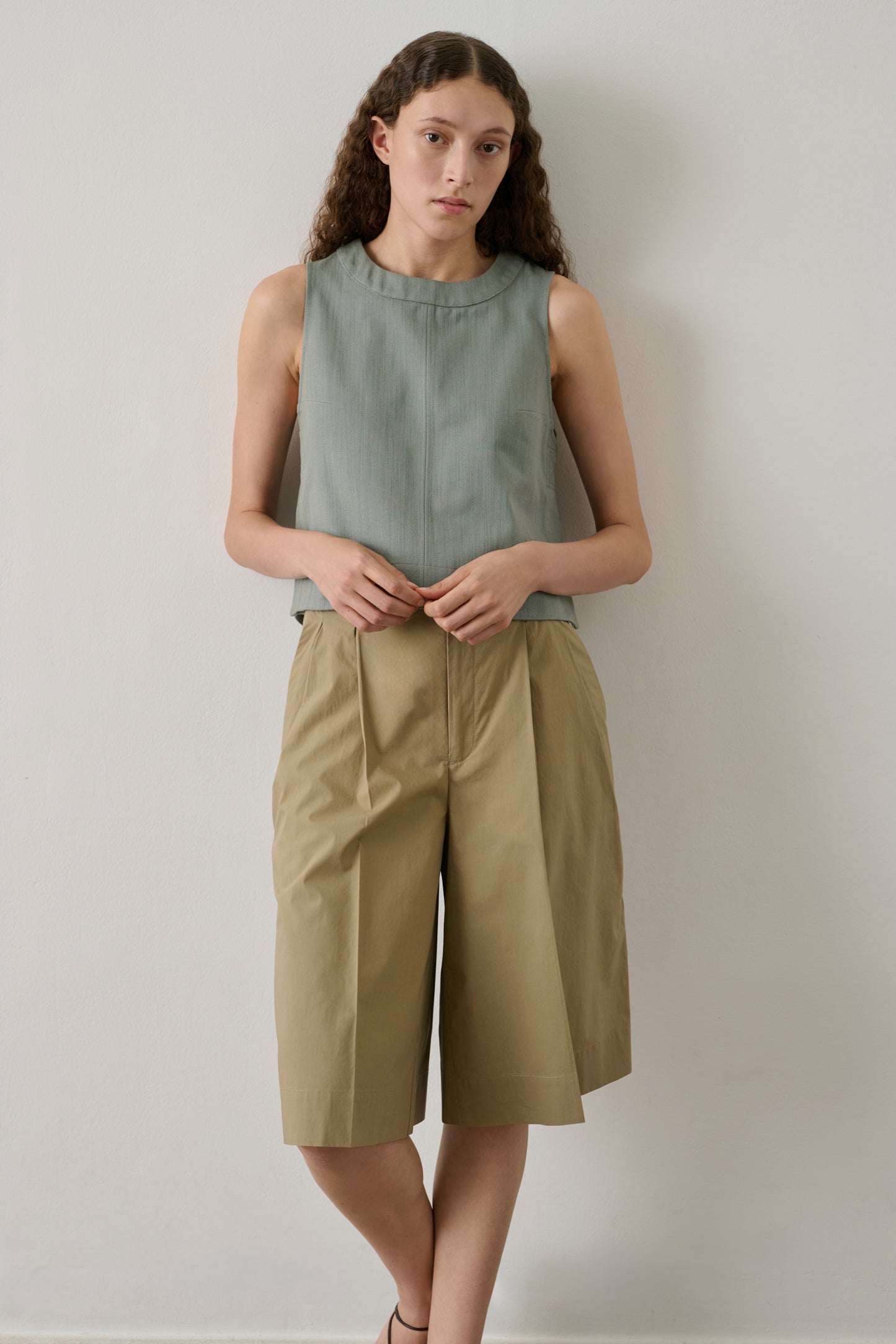 Top Pampa - Vert D'Eau - Coton - Femme