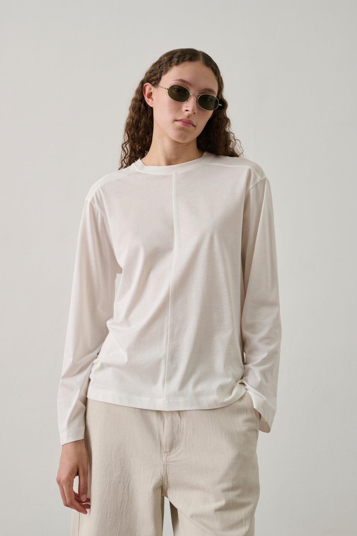 Tee-Shirt Adelie - Blanc - Coton - Femme vue 1