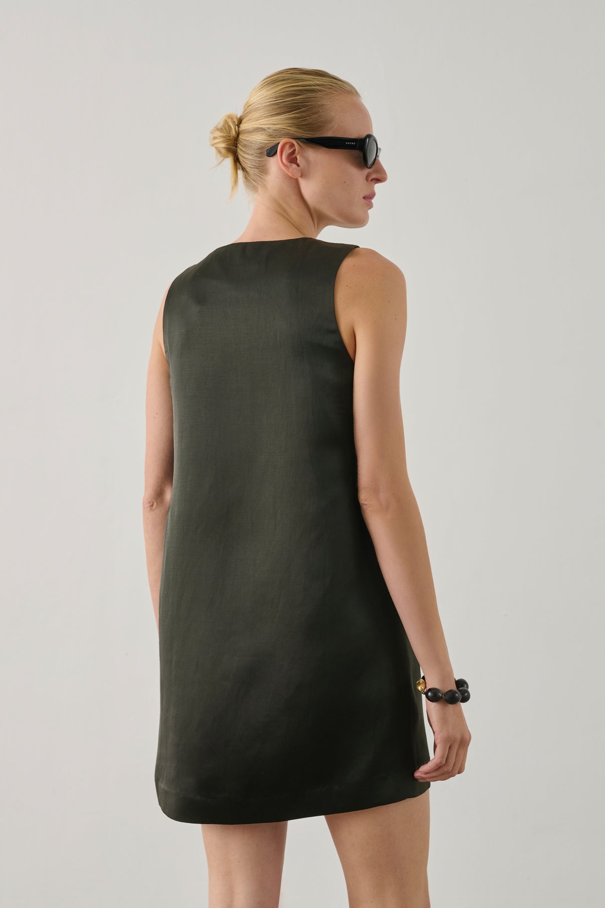 Robe Italie - Vert Foncé - Femme vue 4
