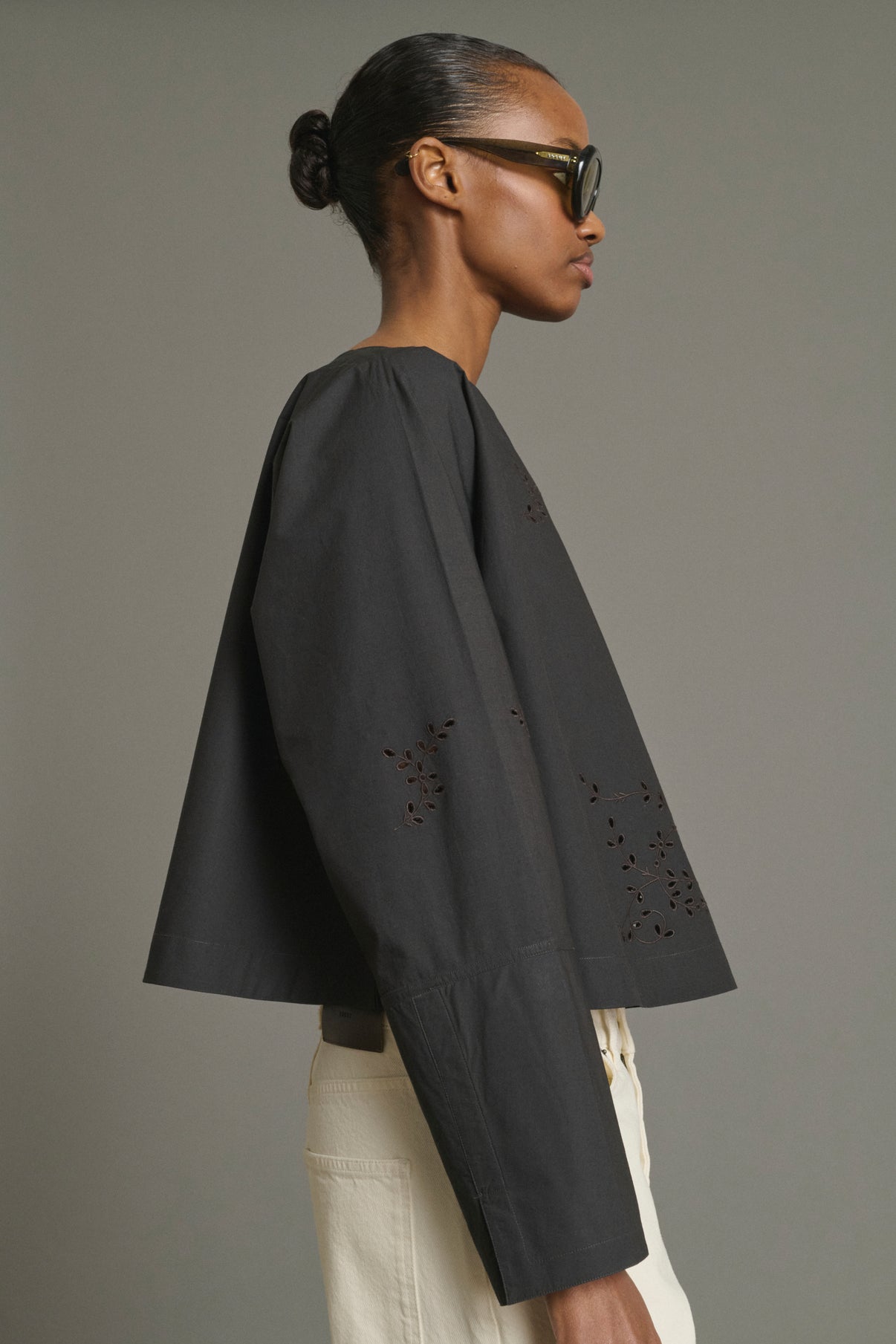 Blouse Hansel - Gris Anthracite - Coton - Femme vue 3