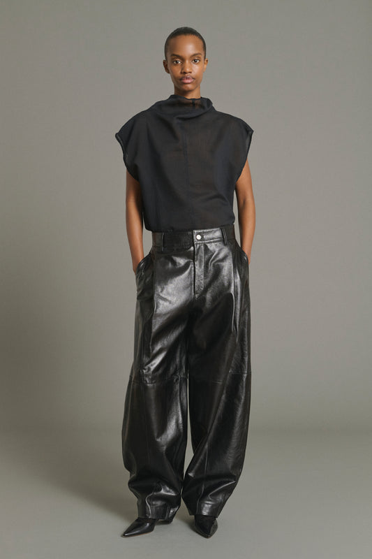 Blusa Izumi - Negro - Algodón - Mujer