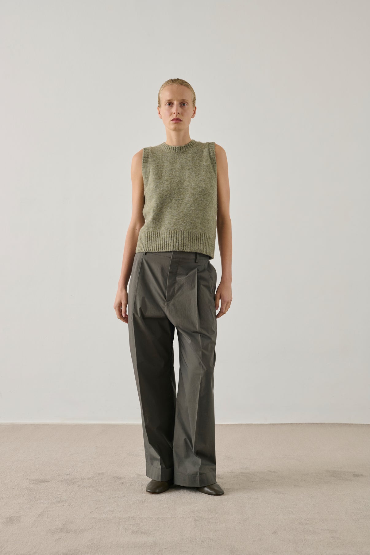 Pantalon Watson - Gris Anthracite - Coton - Femme vue 1