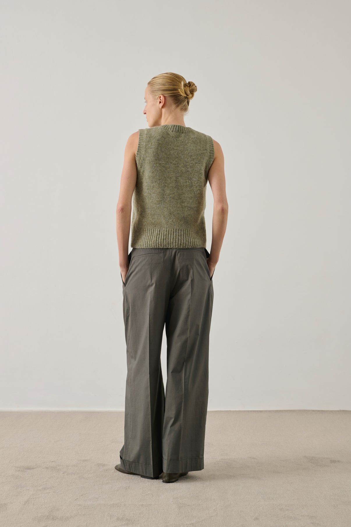 Pantalon Watson - Gris Anthracite - Coton - Femme vue 2