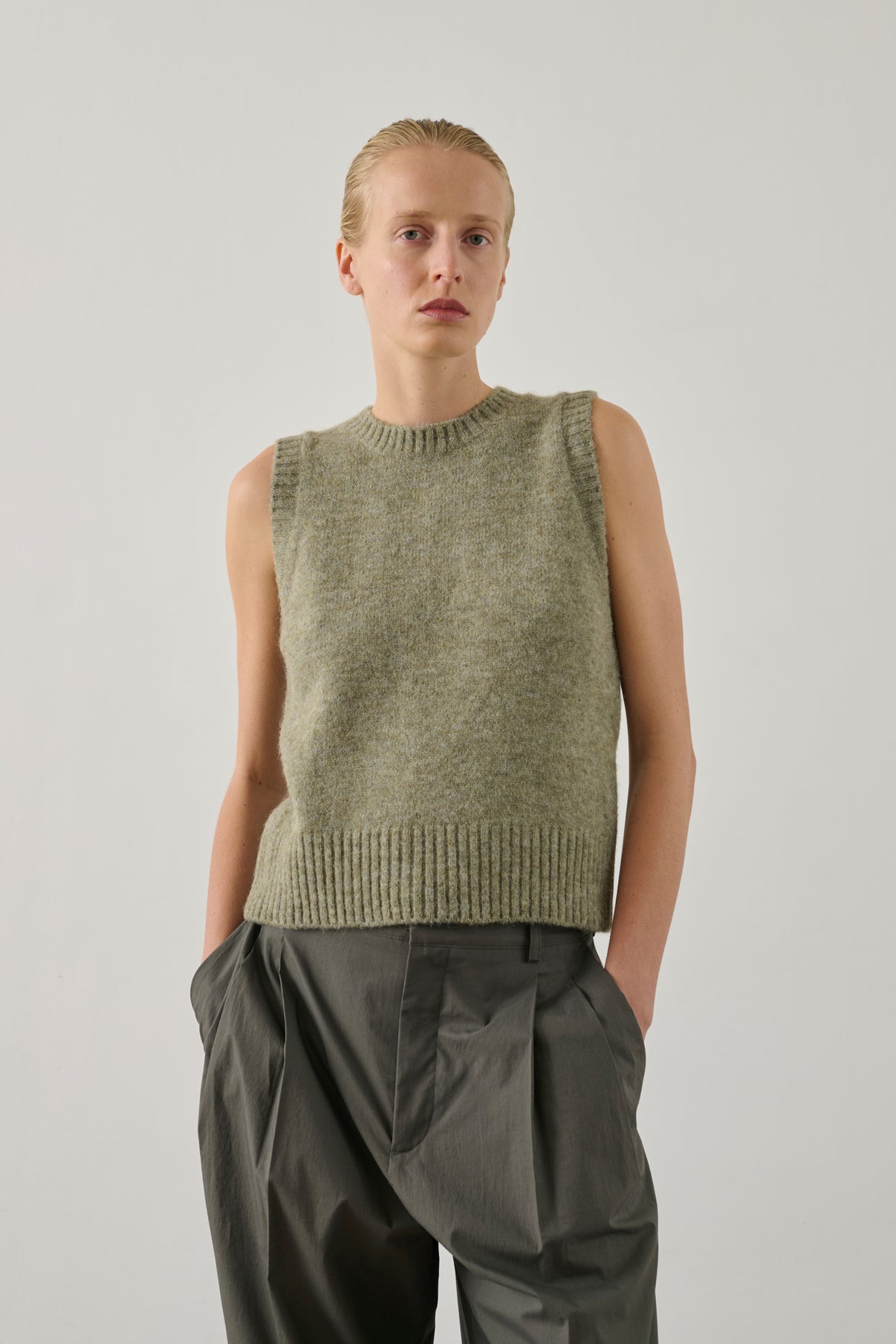 Pull Namaste - Vert D'Eau - Femme vue 3