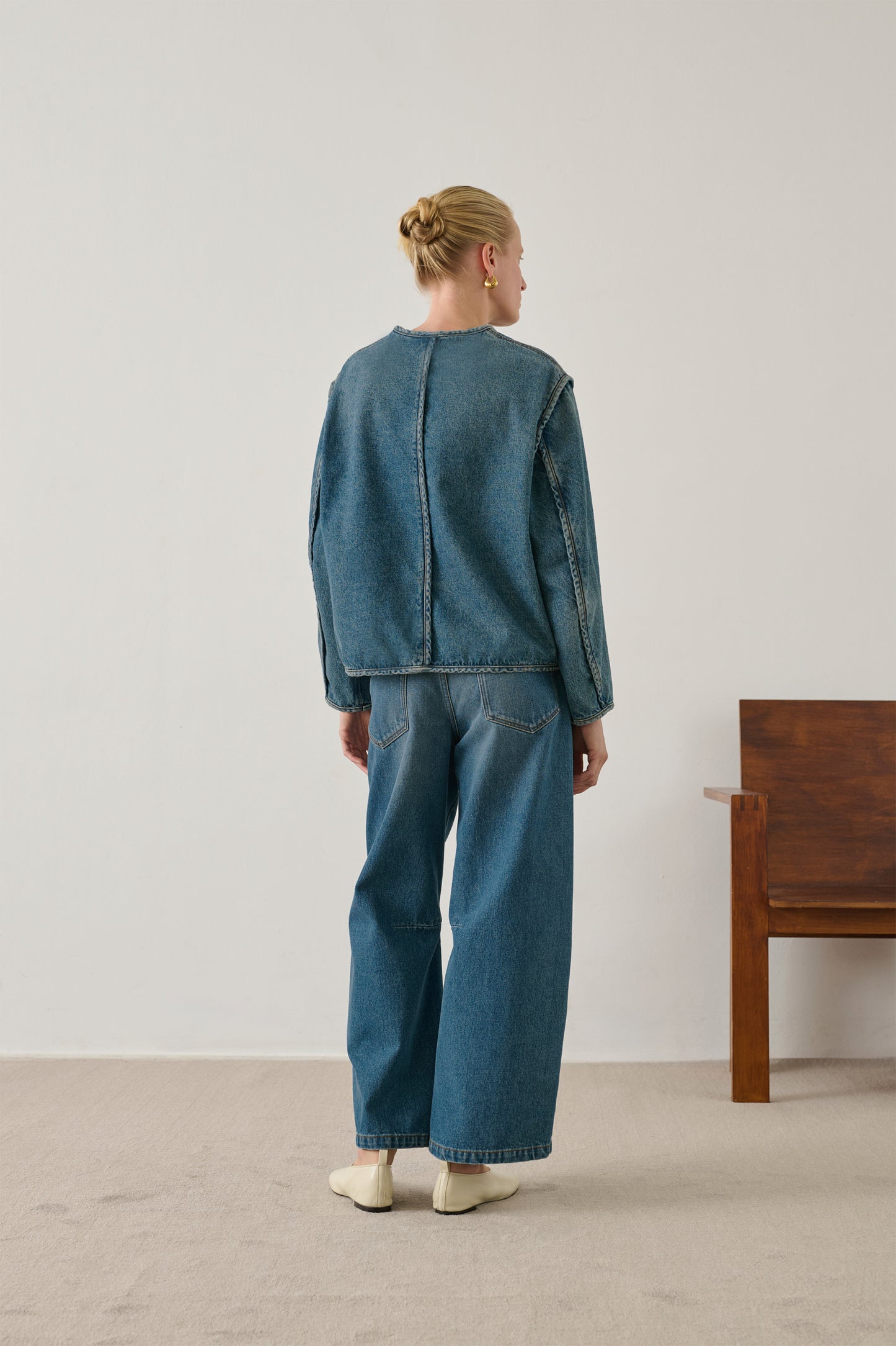 Jean Eliott - Bleu - Coton - Femme