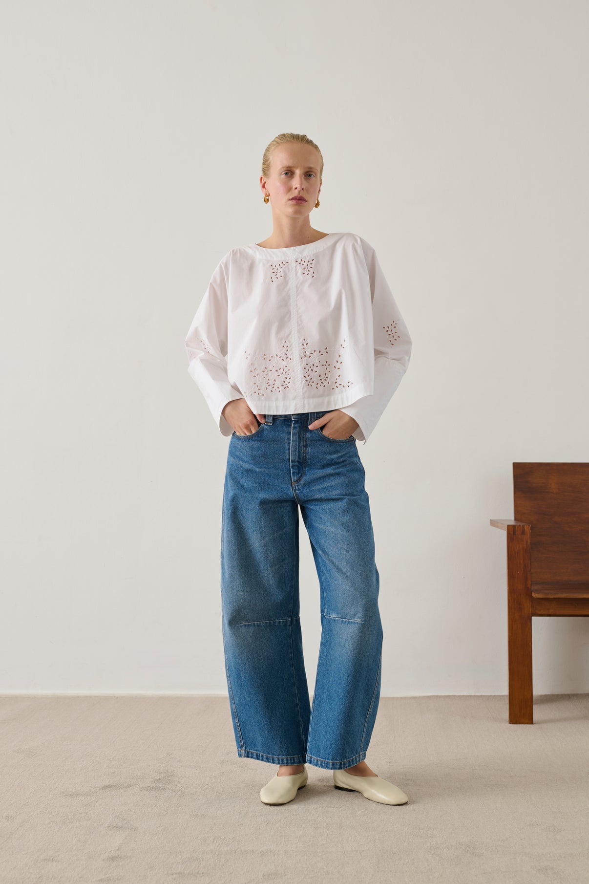 Blouse Hansel - Blanc - Coton - Femme vue 1