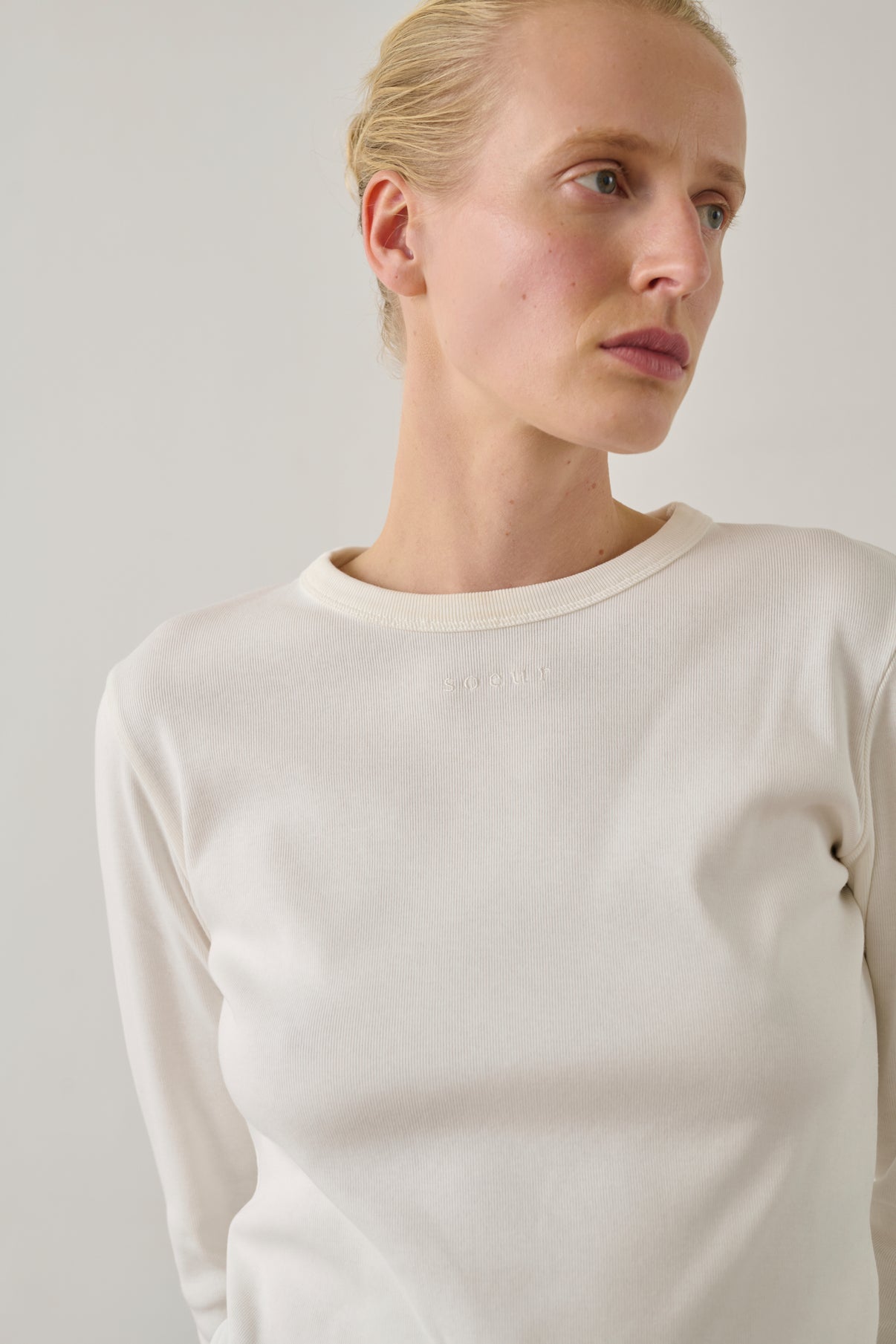 Tee-Shirt Flavie - Blanc - Coton - Femme vue 3
