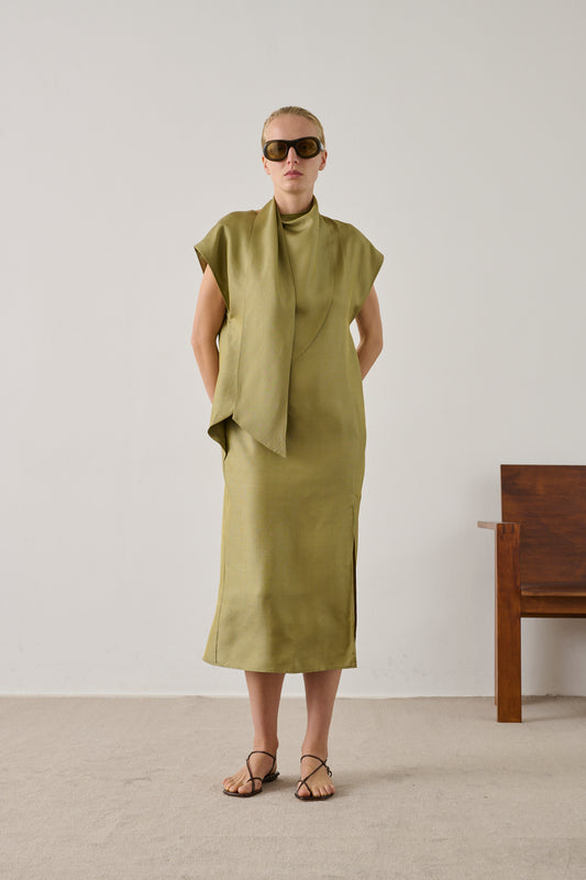 Robe Iberis - Cardamome - Soie - Femme