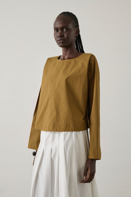 Blouse Armand - Caramel - Coton - Femme
